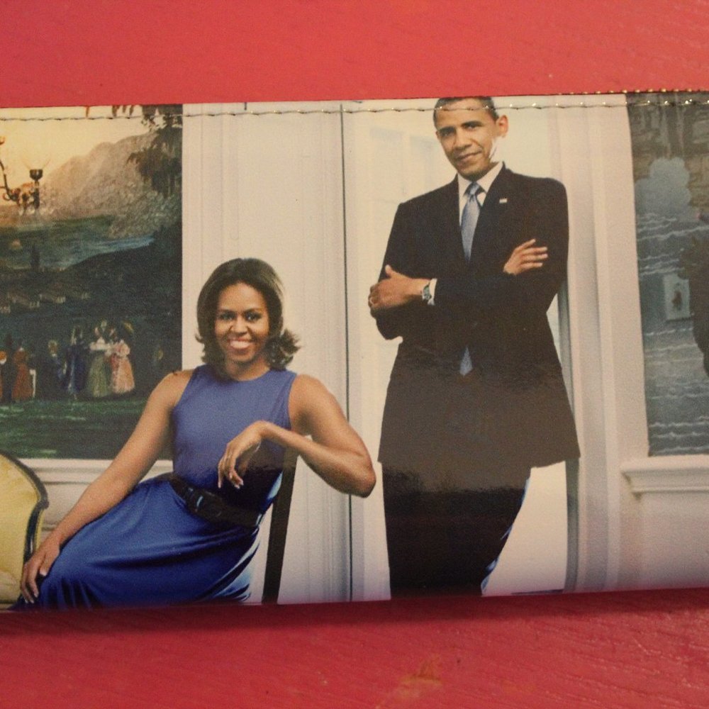 Barack and Michelle Custom Wallet
